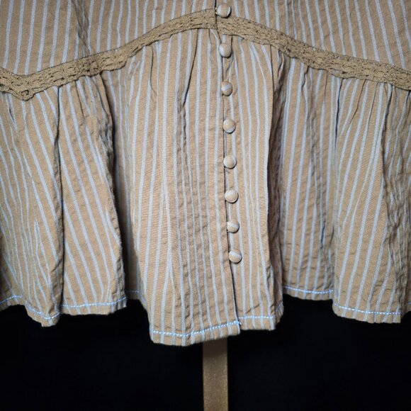 NWT Free People Alessia Mini Dress in Brown S - Picture 3 of 13